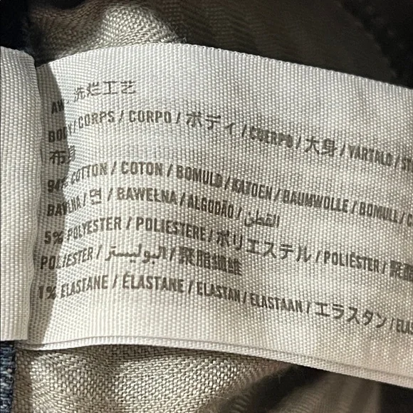 ABERCROMBIE & FITCH Mid Rise Super Skinny Ankle Denim Jeans Raw Hem Size 0 - Picture 8 of 8